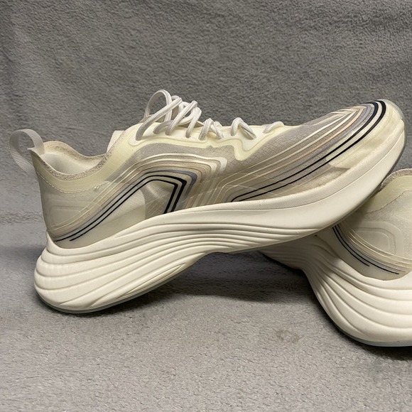 APL Streamline Womens 9 Ivory Clear Black Cushion Running Sneaker Shoe Comfort - Picture 6 of 11